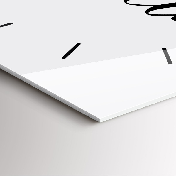 Square wall clock Adventure inscription