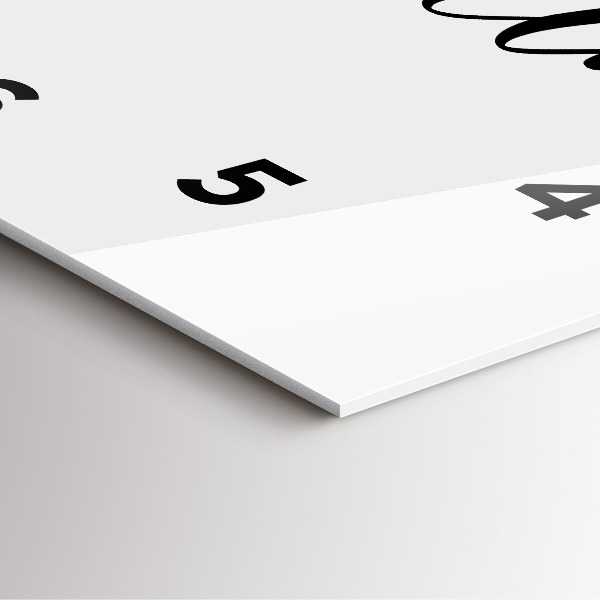 Square wall clock Adventure inscription