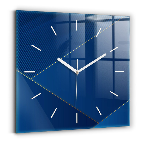 Square wall clock Decorative abstraction
