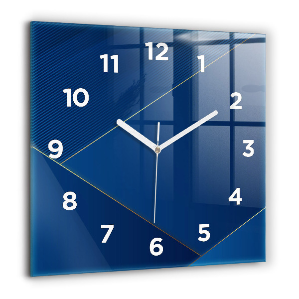 Square wall clock Decorative abstraction