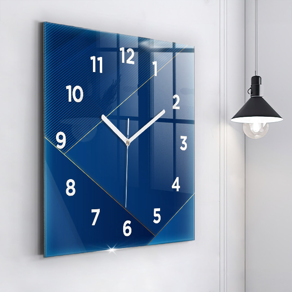 Square wall clock Decorative abstraction