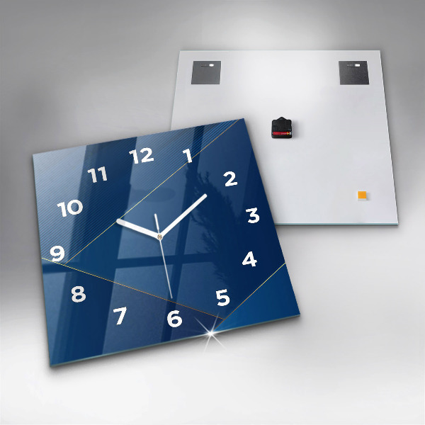 Square wall clock Decorative abstraction