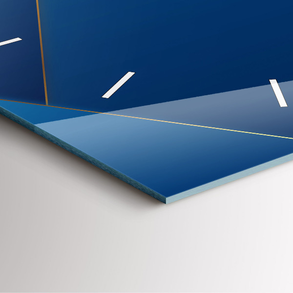 Square wall clock Decorative abstraction