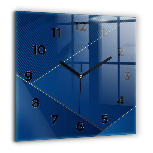 Square wall clock Decorative abstraction