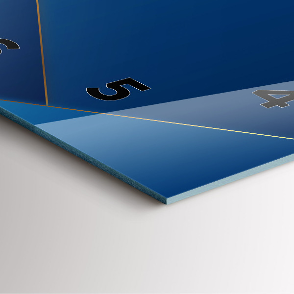 Square wall clock Decorative abstraction