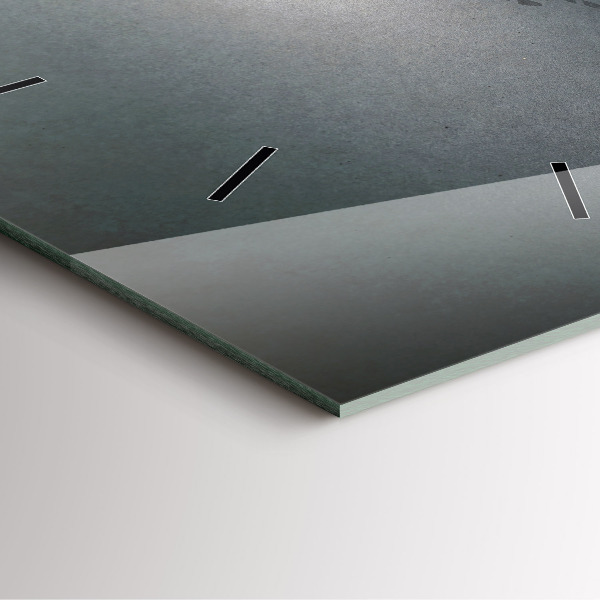 Square wall clock Wanderer in the Dark