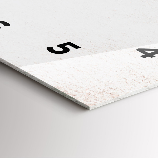 Square wall clock Decorative pattern