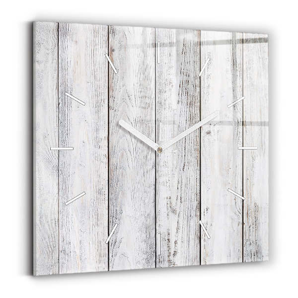 Square wall clock Painted boards