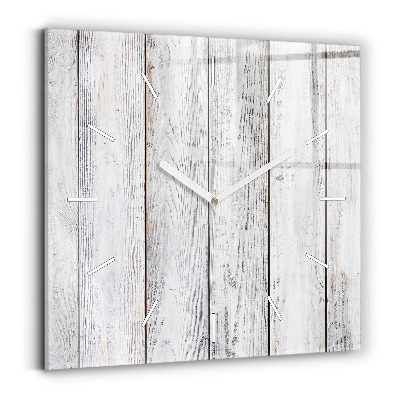 Square wall clock Painted boards