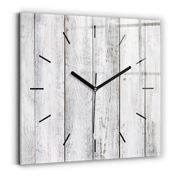 Square wall clock Painted boards