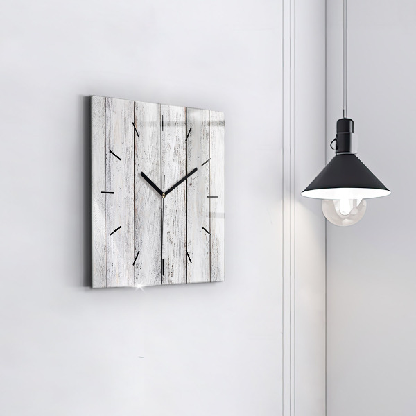 Square wall clock Painted boards