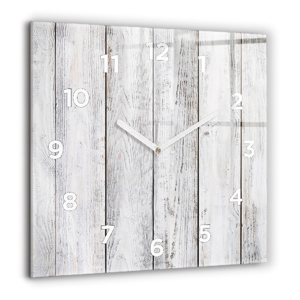 Square wall clock Painted boards