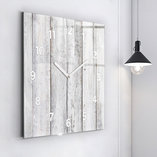 Square wall clock Painted boards