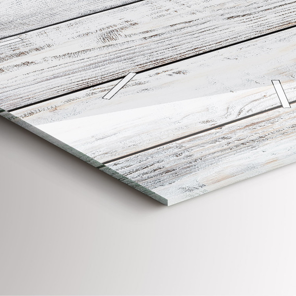 Square wall clock Painted boards