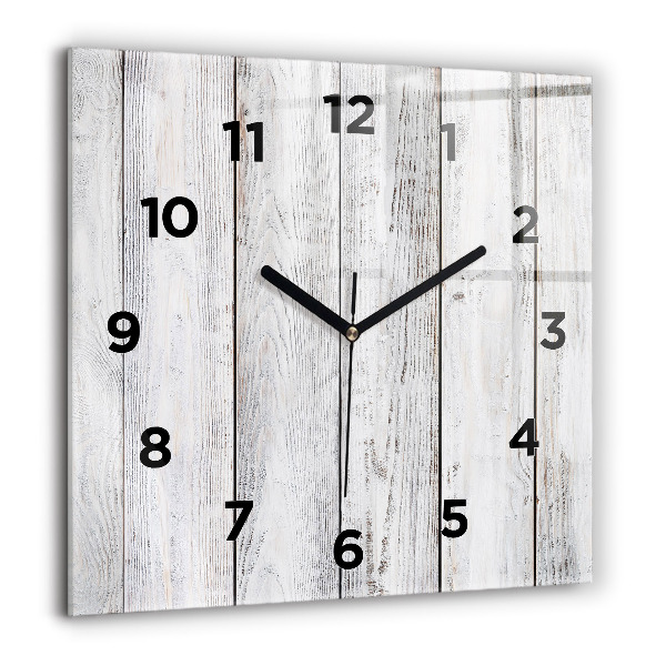 Square wall clock Painted boards