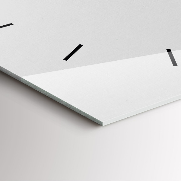 Square wall clock Stars on a light background