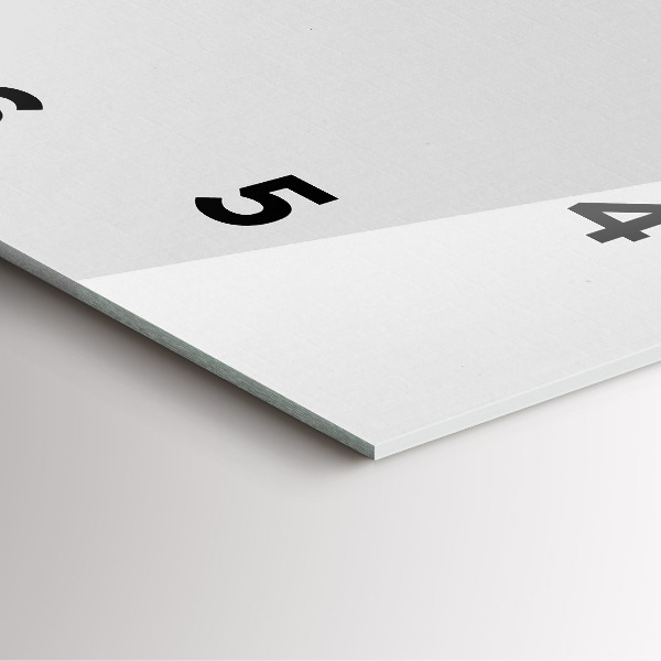 Square wall clock Stars on a light background