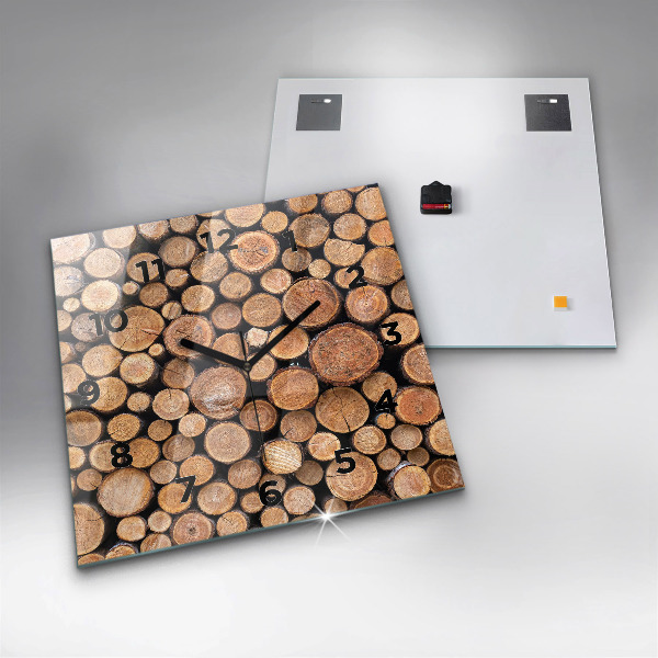 Square wall clock Tree rings