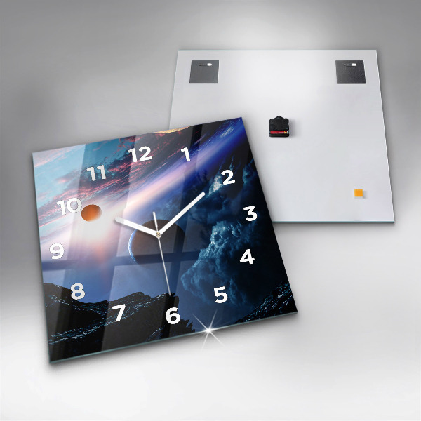 Square wall clock Great Galaxy