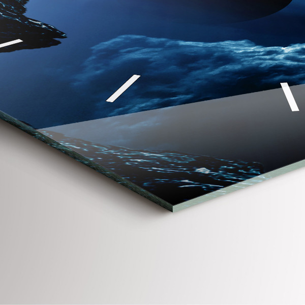 Square wall clock Great Galaxy