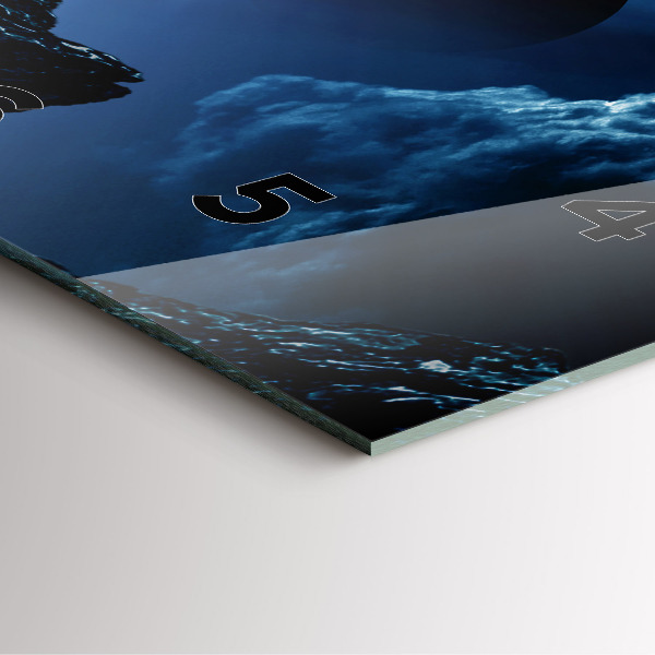 Square wall clock Great Galaxy