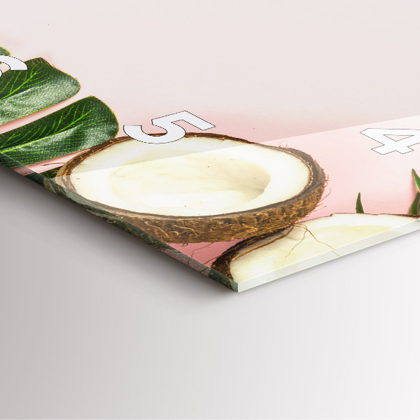 Square wall clock Summer mood