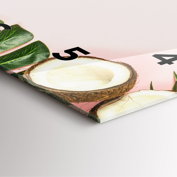 Square wall clock Summer mood