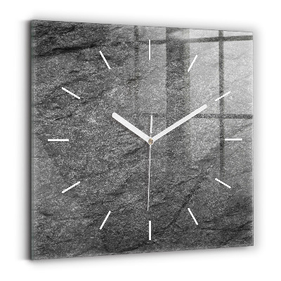 Square wall clock Volcanic rock
