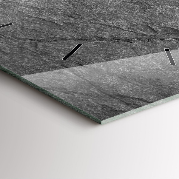 Square wall clock Volcanic rock