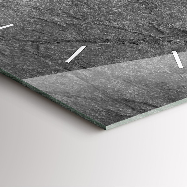 Square wall clock Volcanic rock