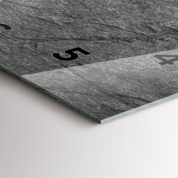 Square wall clock Volcanic rock