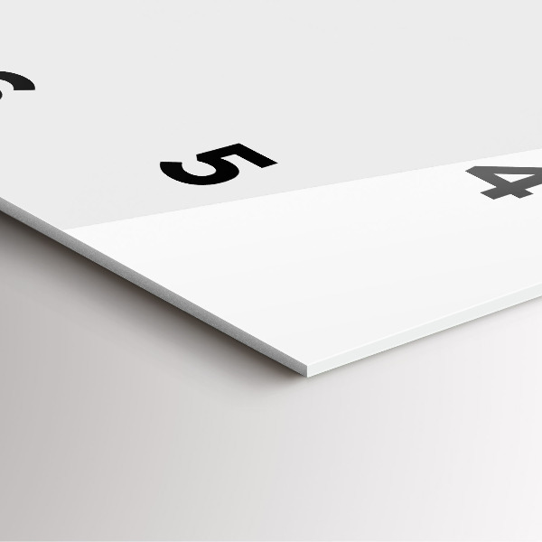 Square wall clock Tropical leaves