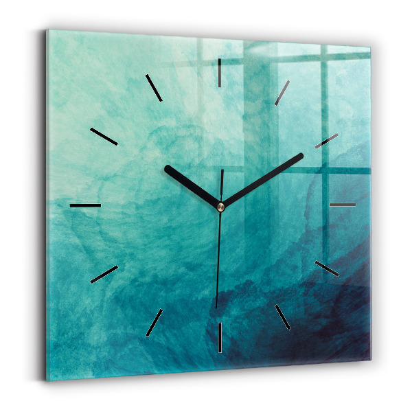 Square wall clock Abstraction depth