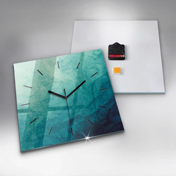 Square wall clock Abstraction depth