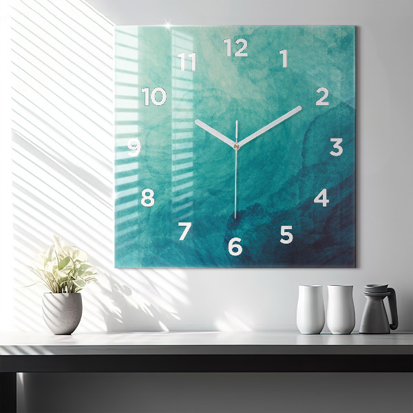 Square wall clock Abstraction depth