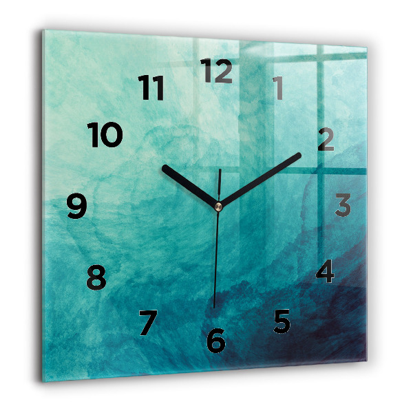 Square wall clock Abstraction depth