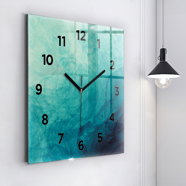 Square wall clock Abstraction depth