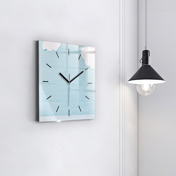 Square wall clock Children's board