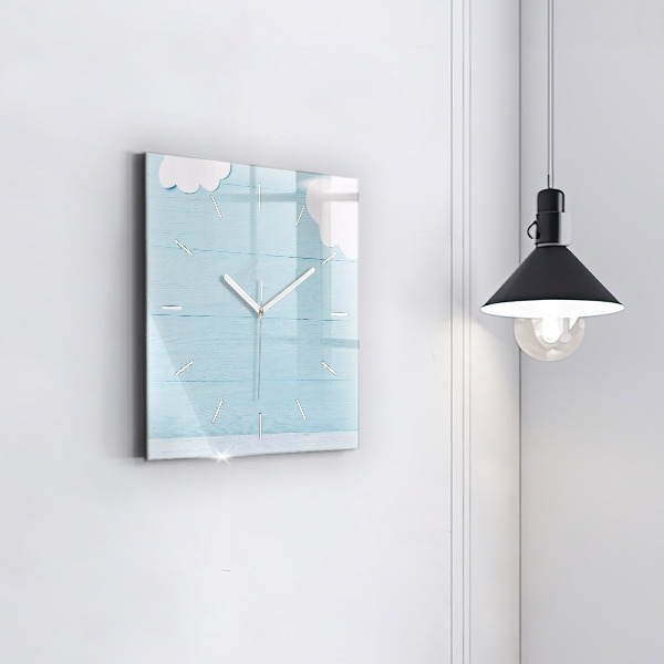 Square wall clock Children's board