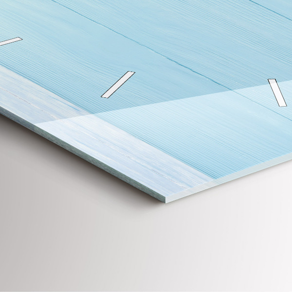 Square wall clock Children's board