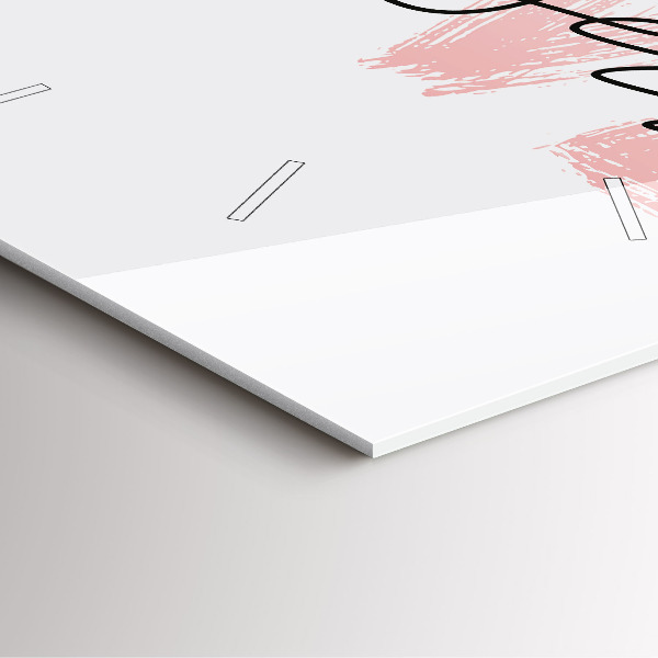 Square wall clock The inscription Love yourself