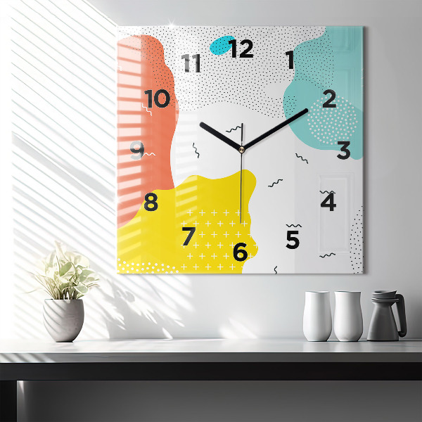 Square wall clock POP Abstraction