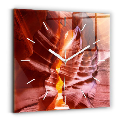 Square wall clock Sand Canyon