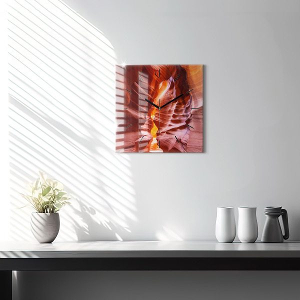 Square wall clock Sand Canyon