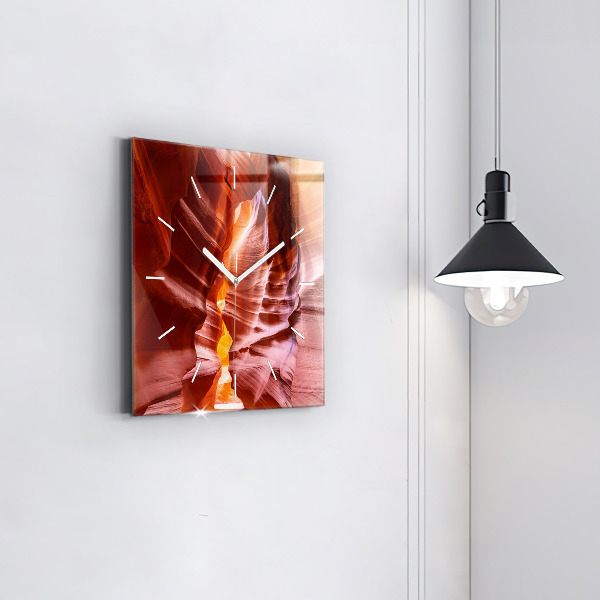 Square wall clock Sand Canyon