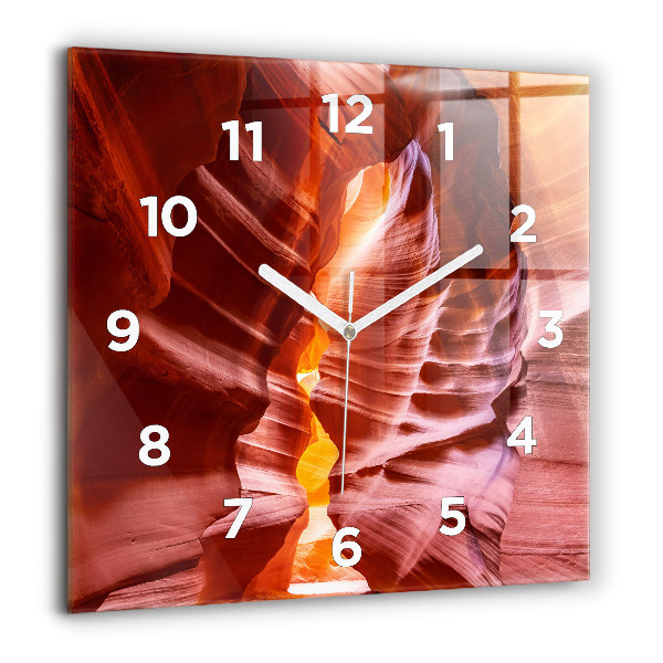 Square wall clock Sand Canyon