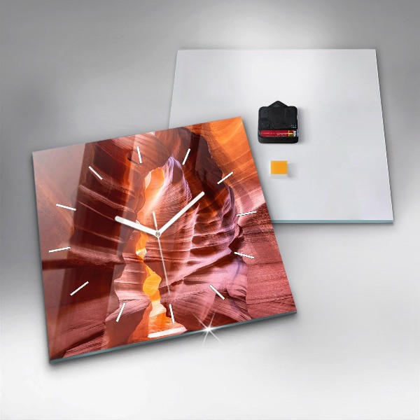 Square wall clock Sand Canyon