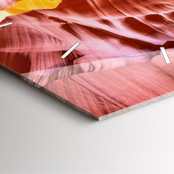 Square wall clock Sand Canyon