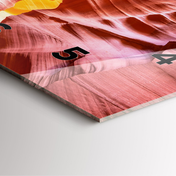 Square wall clock Sand Canyon