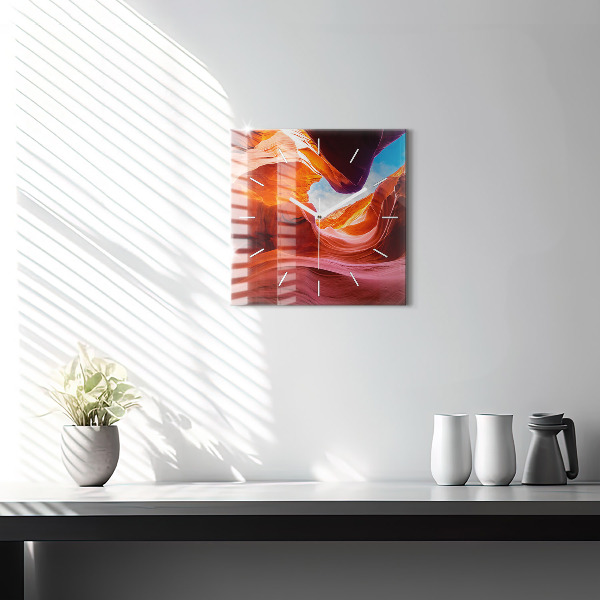 Square wall clock Canyon